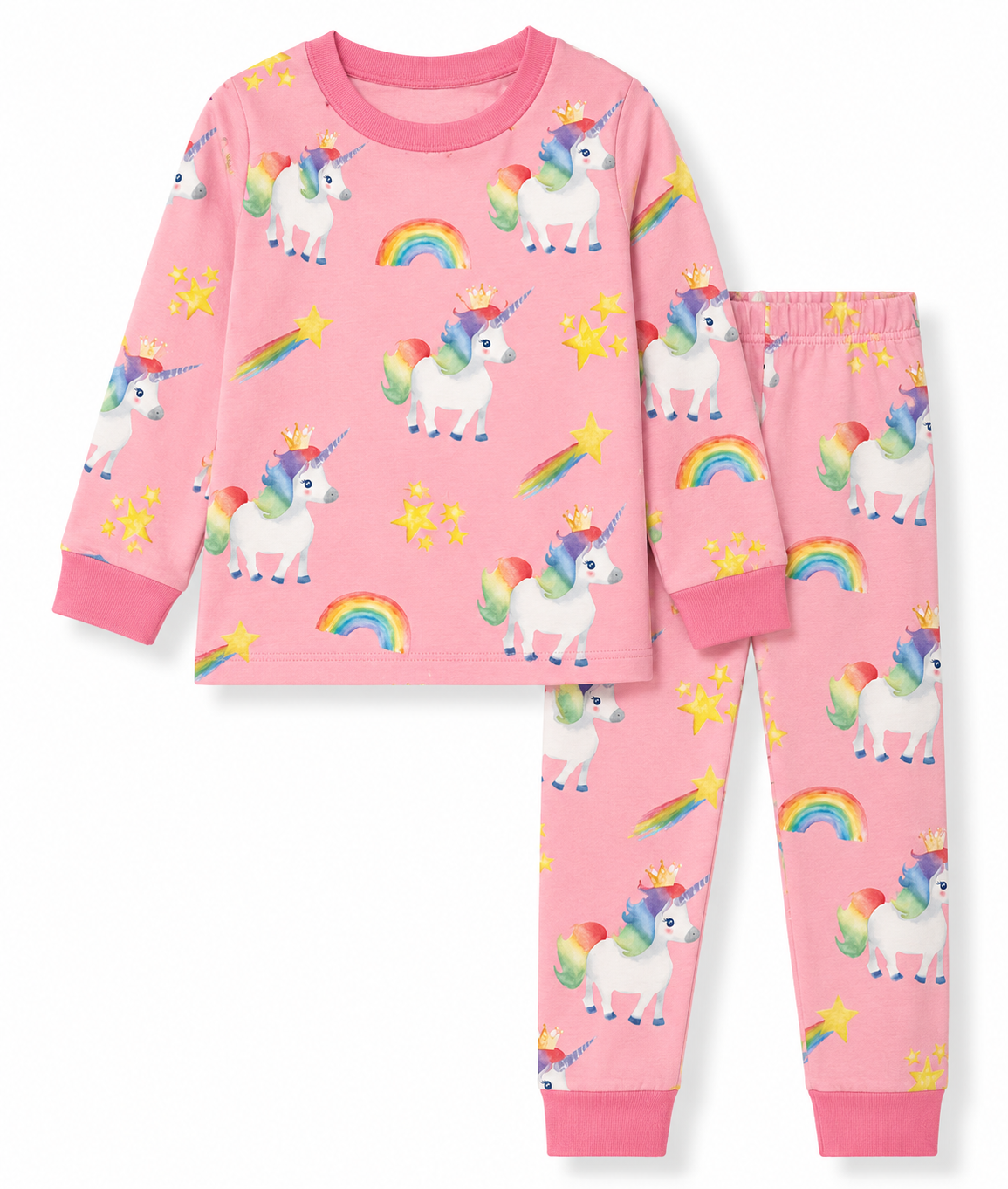 Ophelia's Unicorns Two-Piece Kids Pajama Set